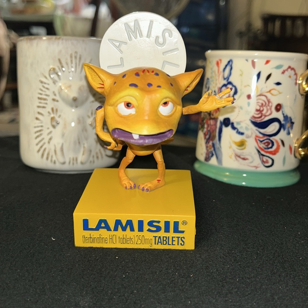 Lamisil Digger The Dermaphrodite Bobble Head *RARE* VINTAGE figurine